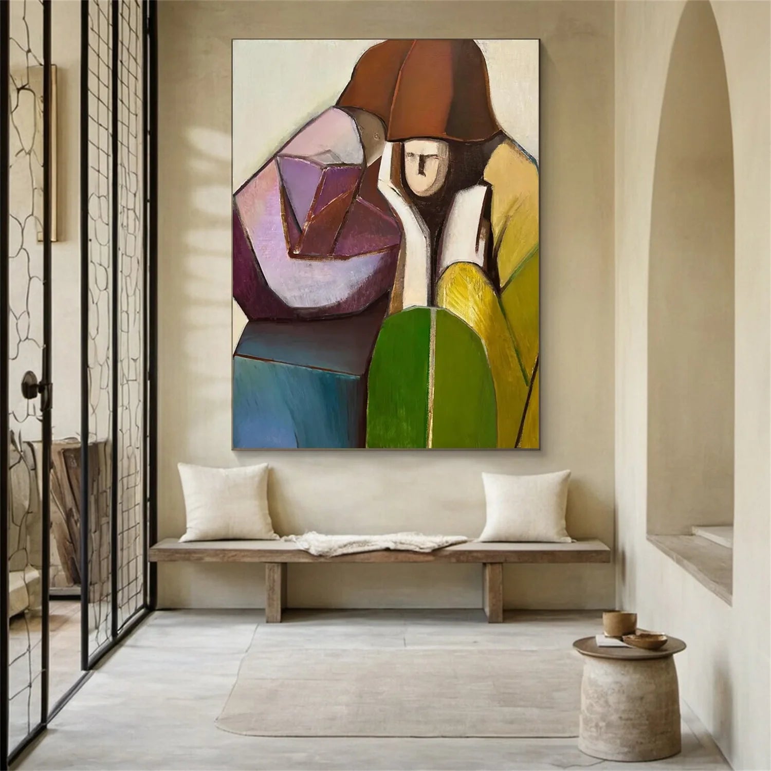 Abstract Portrait Wall Art #AP063