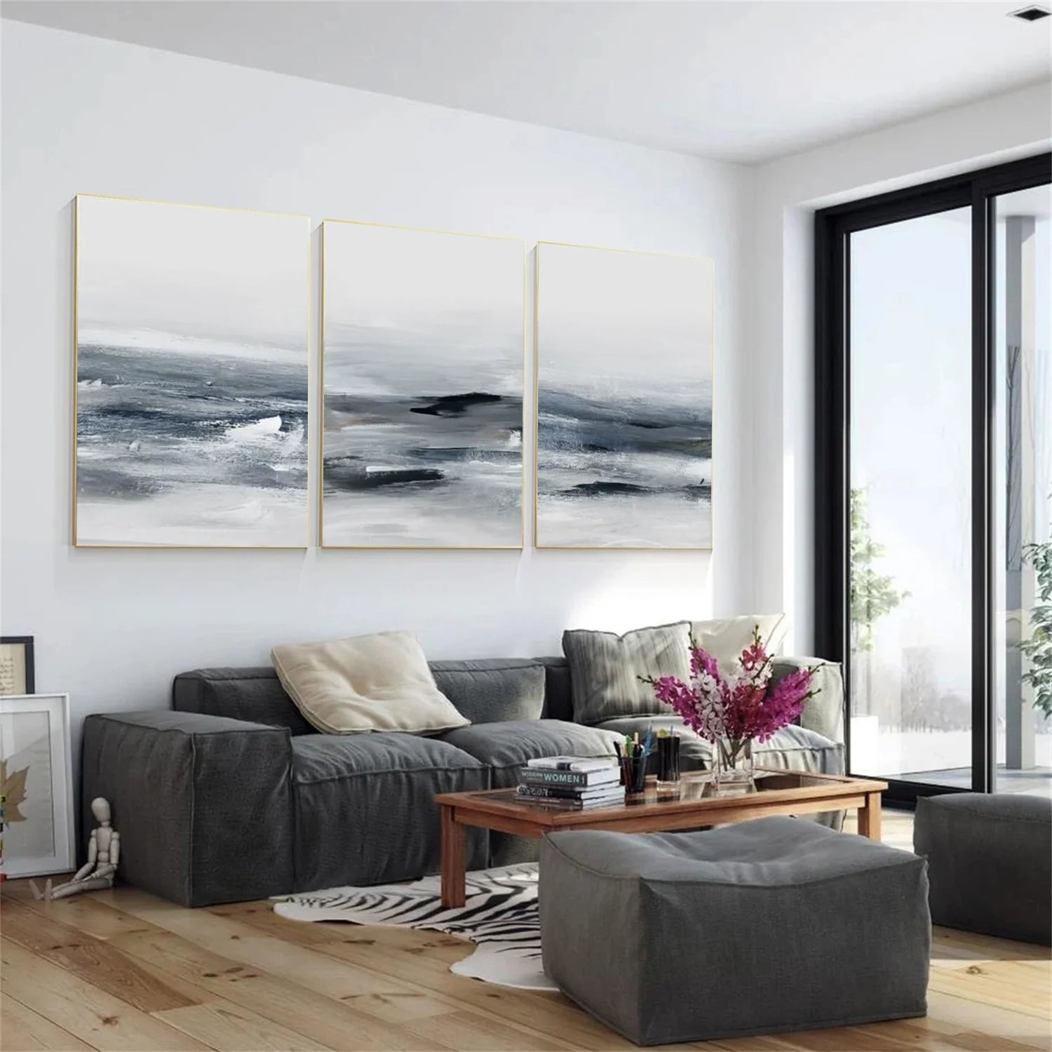 Abstract Canvas Art Set of 2 #WS860