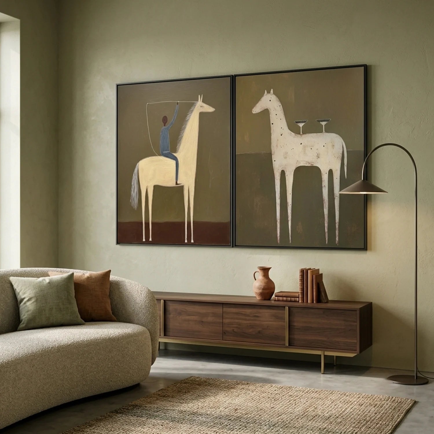 Vintage Americana Art Set of 2 #VA127