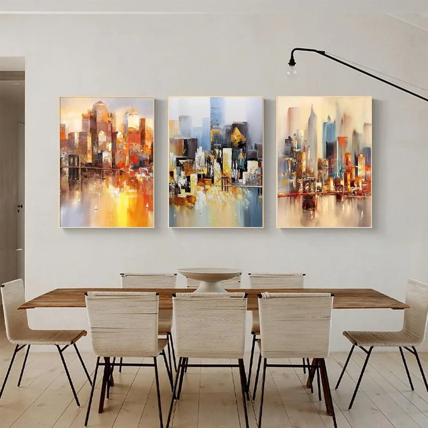 Abstract Canvas Art Set of 3 #WS679