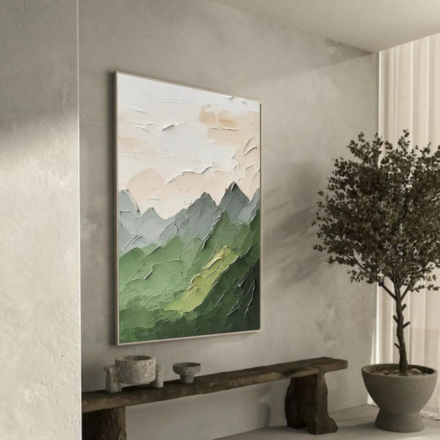 Minimalist Mountain Canvas Art #MM341