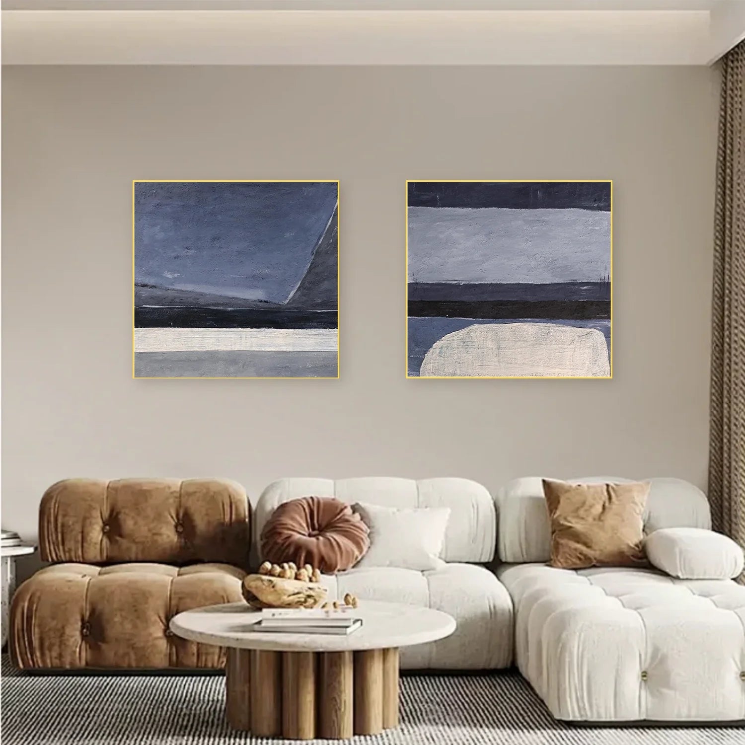 Abstract Canvas Art Set of 2 #WS634