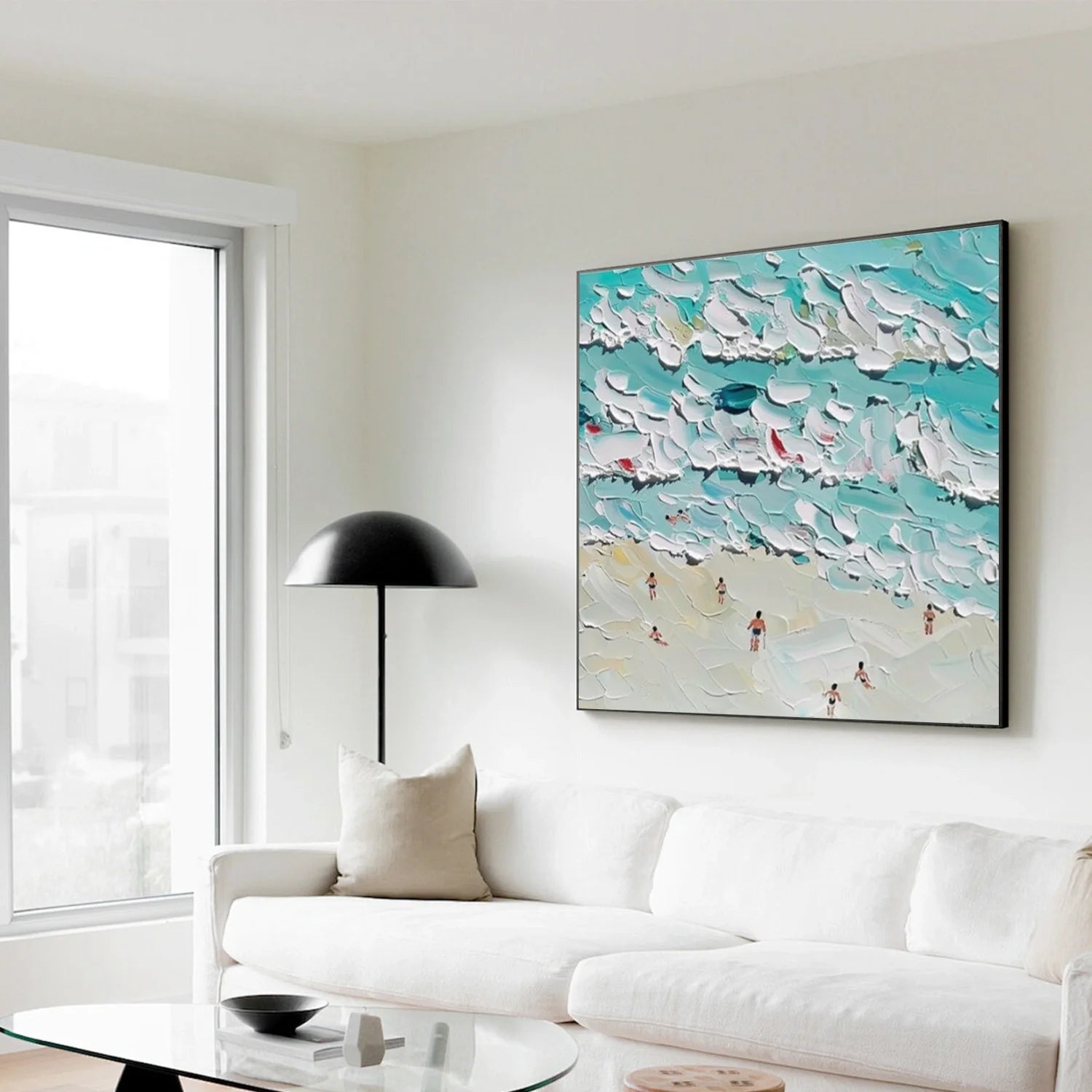 Swimming Sport Textured Wall Art #SA089