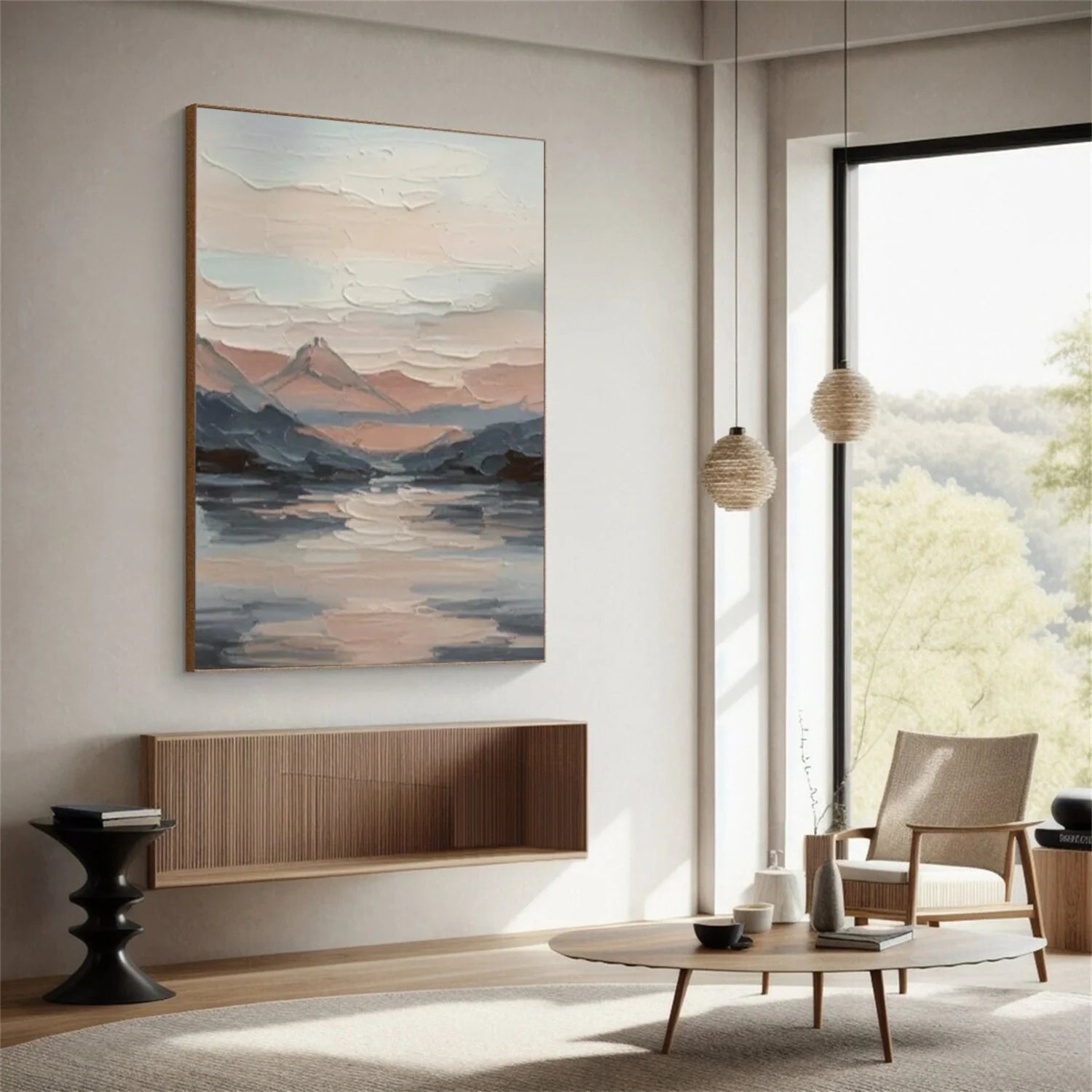 Sea & Sky Abstract Wall Art #MS262
