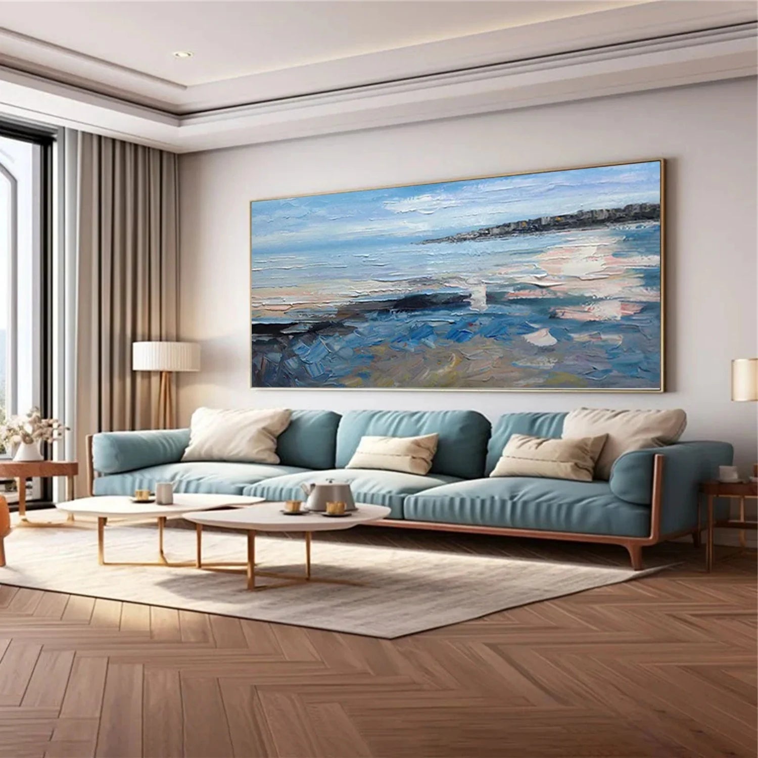 Sea & Sky Abstract Wall Art #MS297