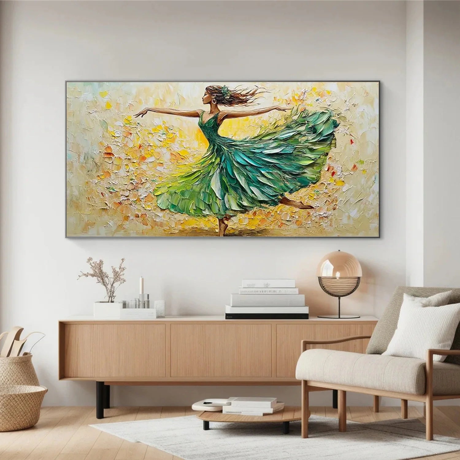Abstract Portrait Textured Wall Art #AP058