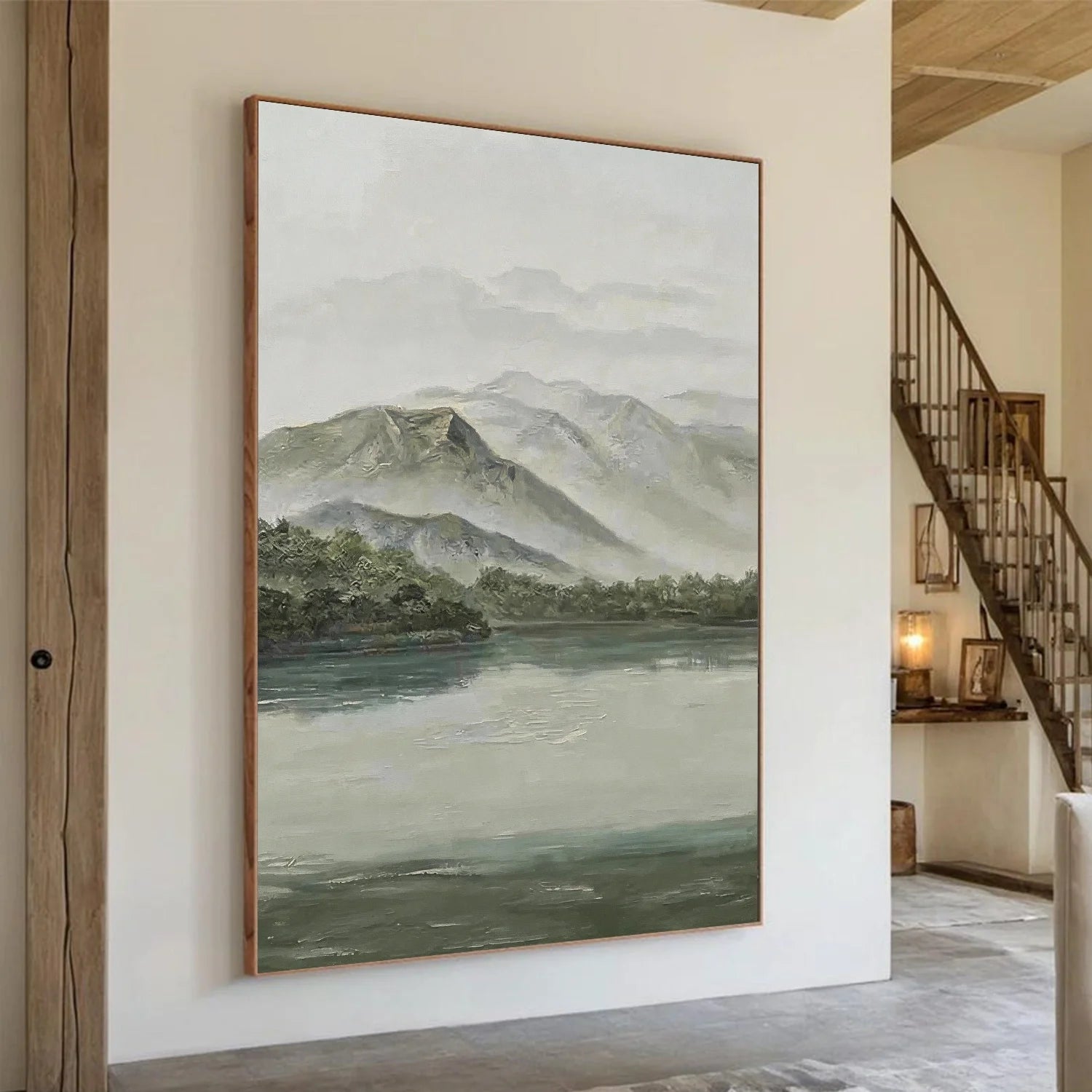 Minimalist Mountain Canvas Art #MM392