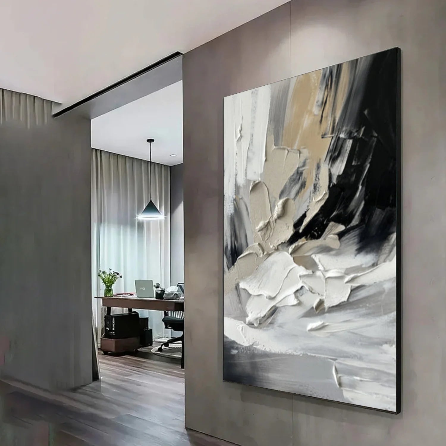 Minimalist Textured Canvas Art #MM319