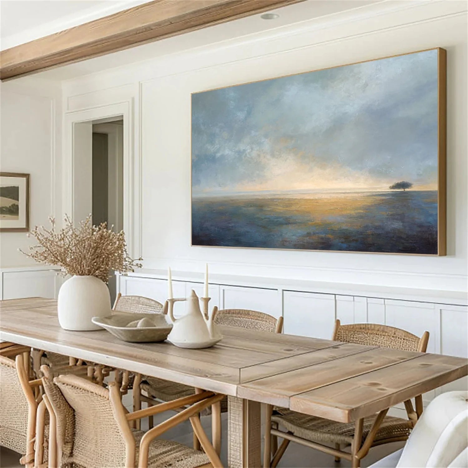 Sea & Sky Abstract Wall Art #MS286