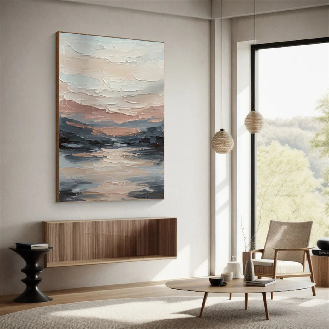 Sea & Sky Abstract Wall Art #MS263