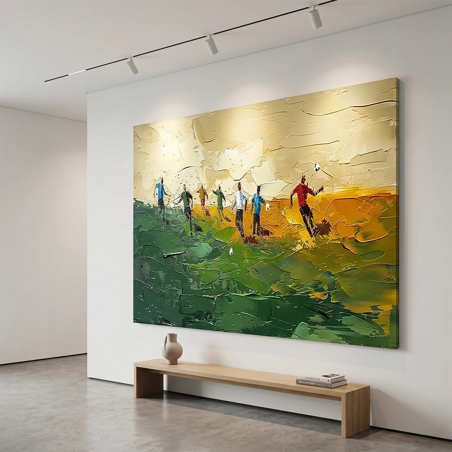 Football Sport Textured Wall Art #SA097