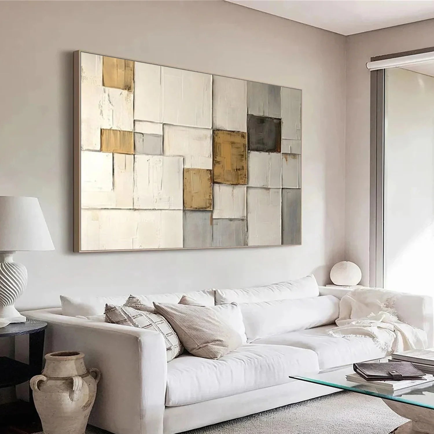 Wabi Sabi Textured Canvas Art #WS971