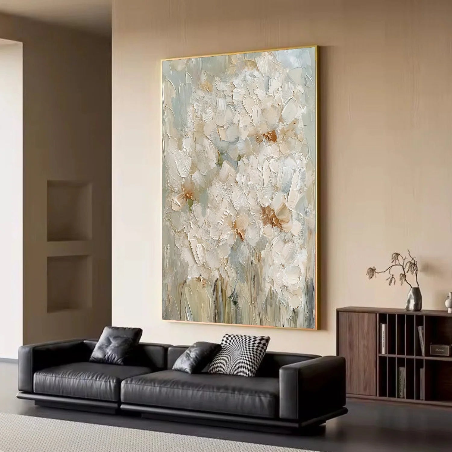 Flower & Tree Abstract Textured Wall Art #ML239
