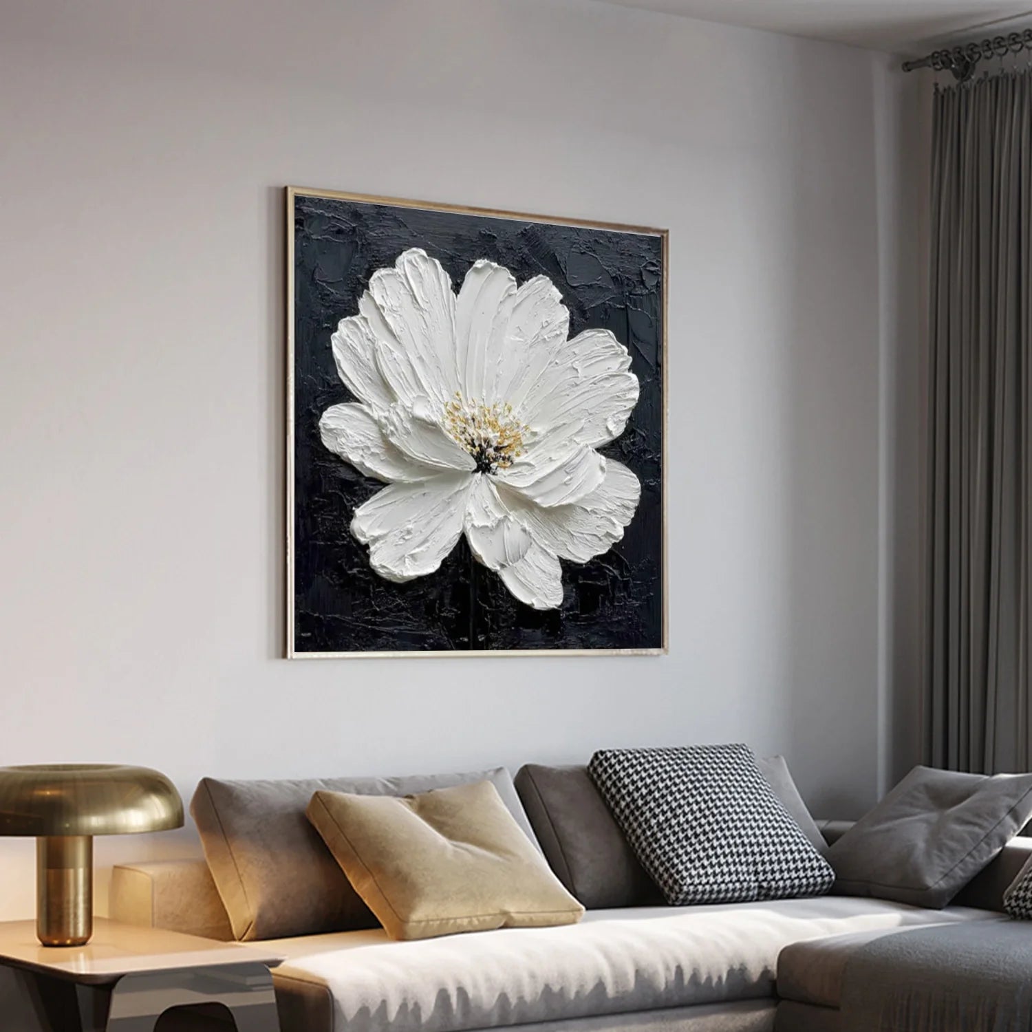 Flower & Tree Abstract Textured Wall Art #ML168