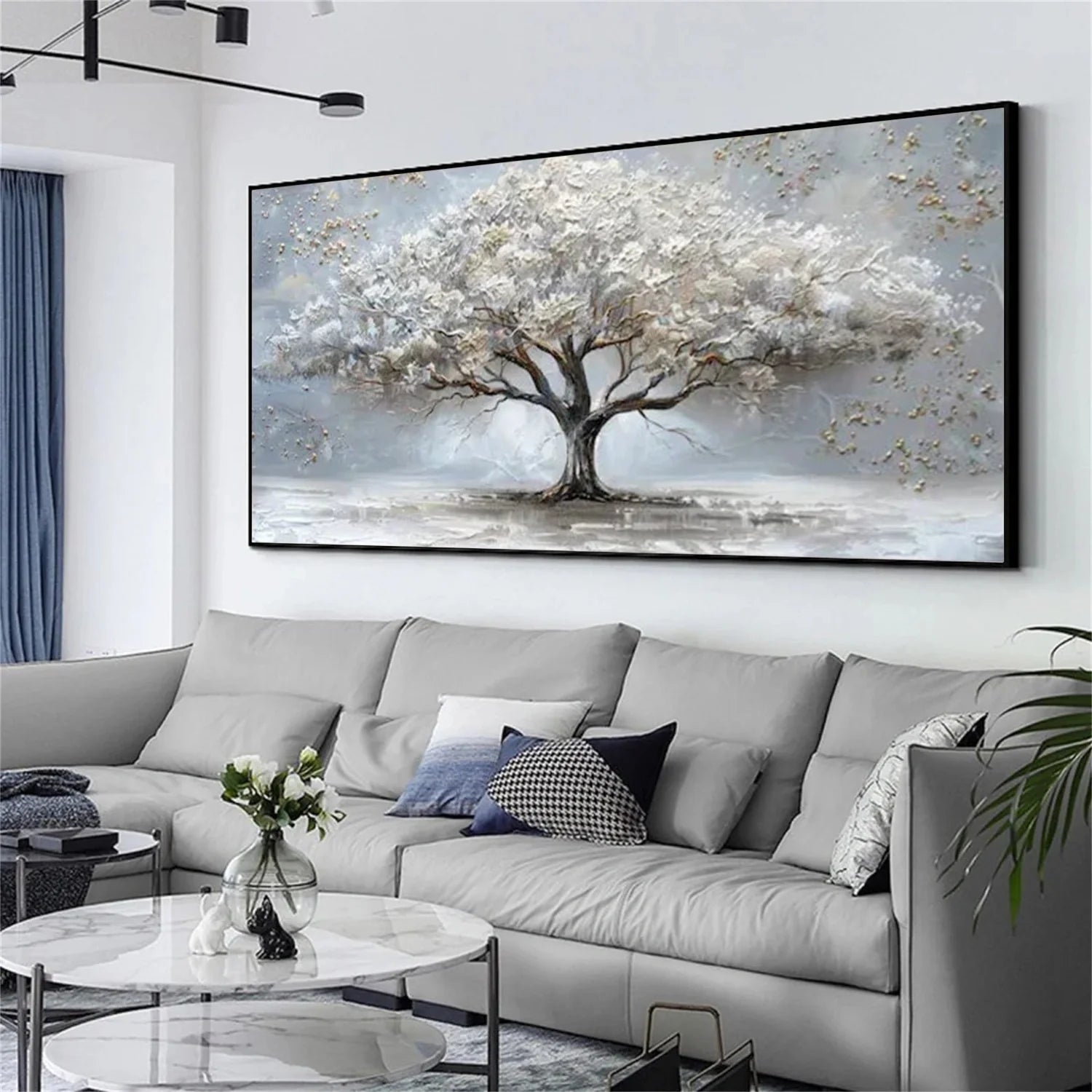 Flower & Tree Abstract Wall Art #ML210