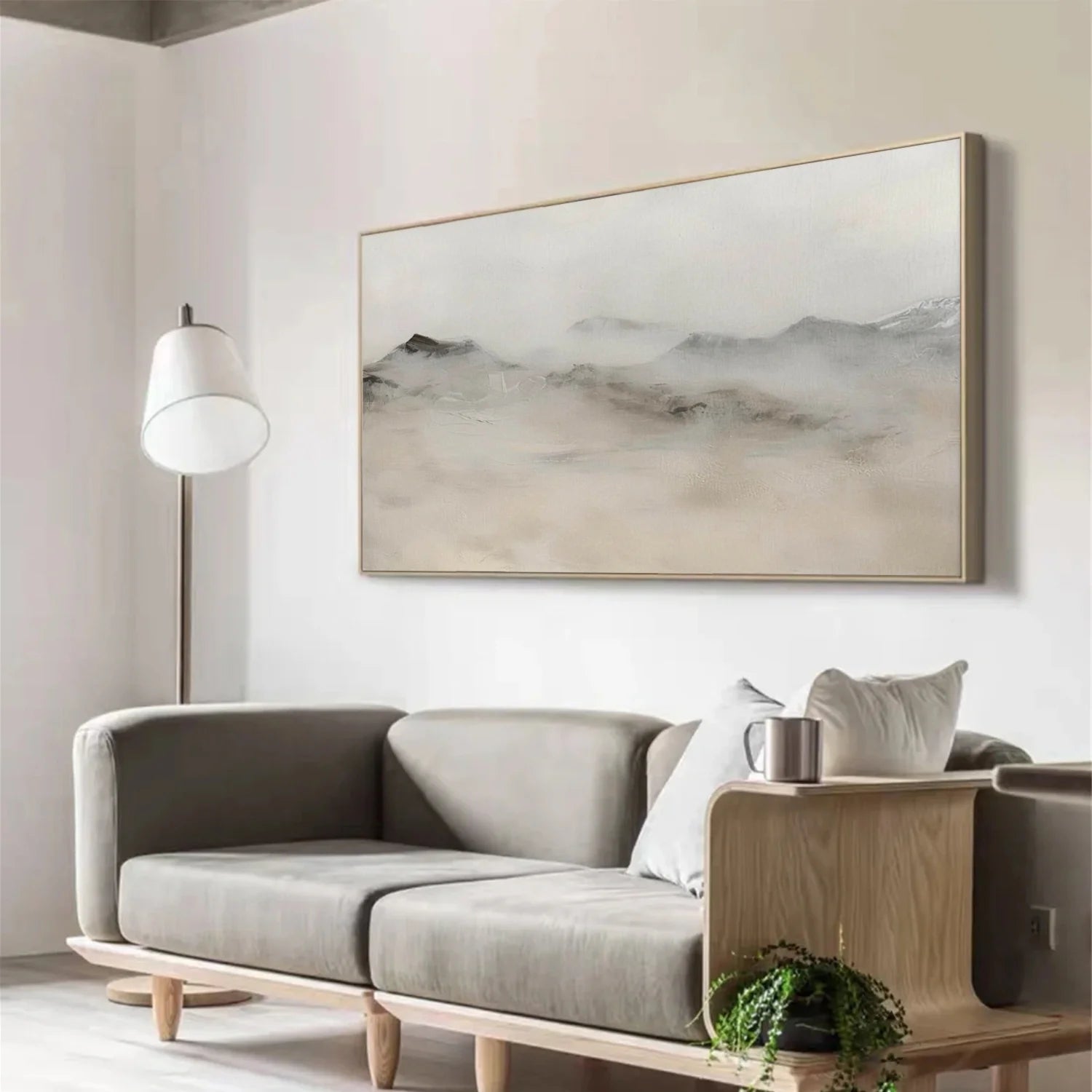 Minimalist Mountain Canvas Art #MM389