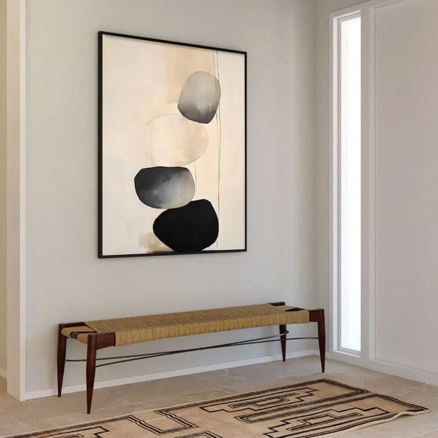 Wabi Sabi Textured Canvas Art #WS972