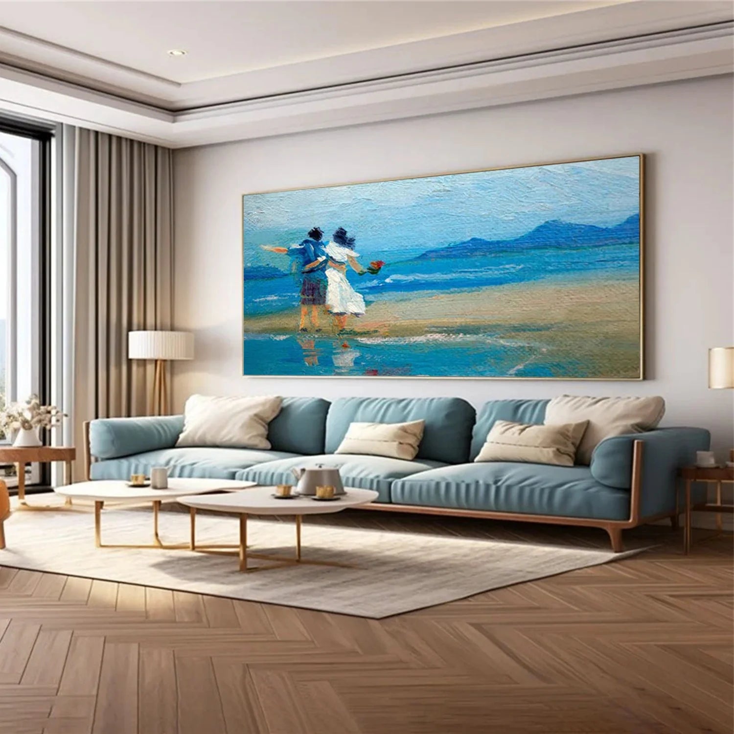 Sea & Sky Abstract Wall Art #MS290