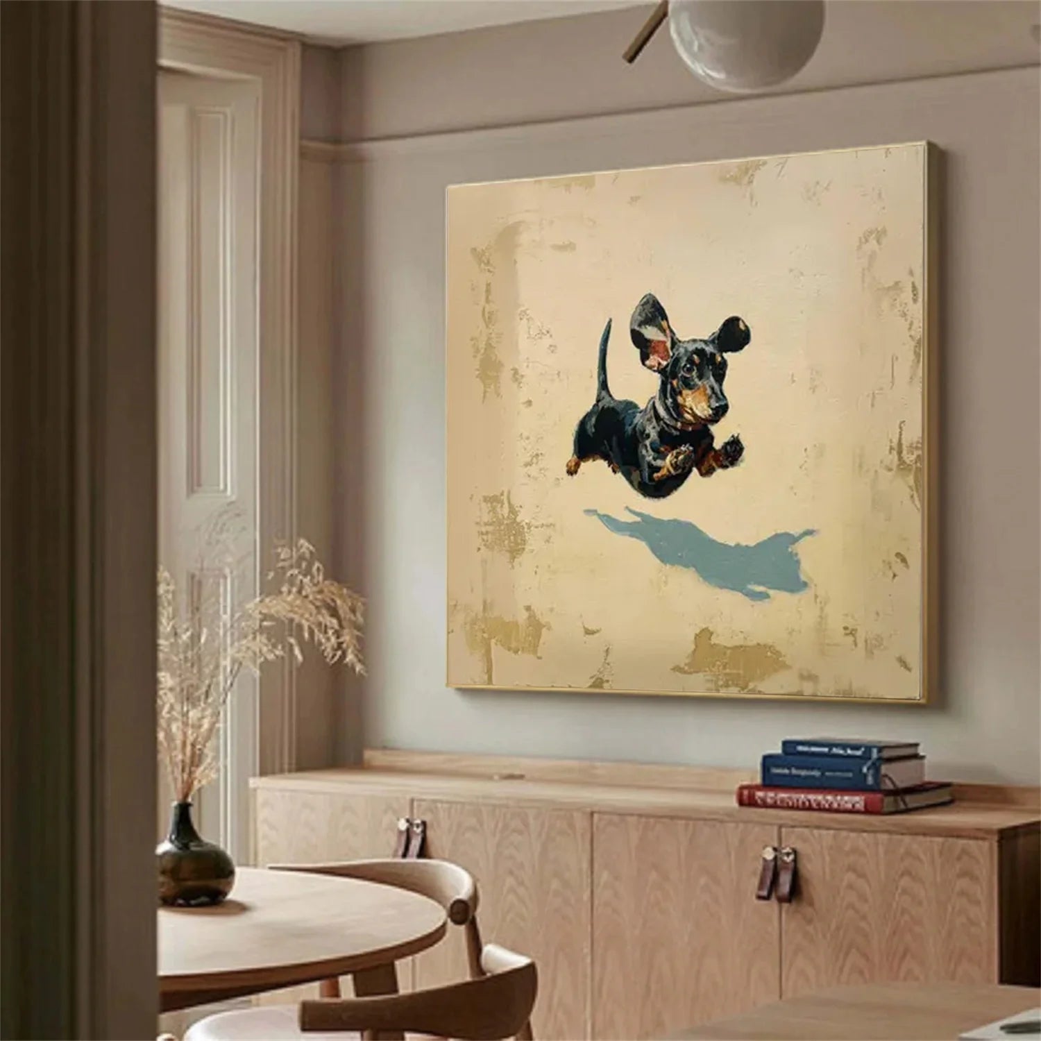 Abstract Animal Dog Wall Art #AL162
