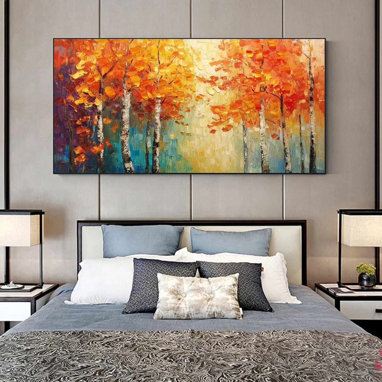 Flower & Tree Abstract Wall Art #ML188