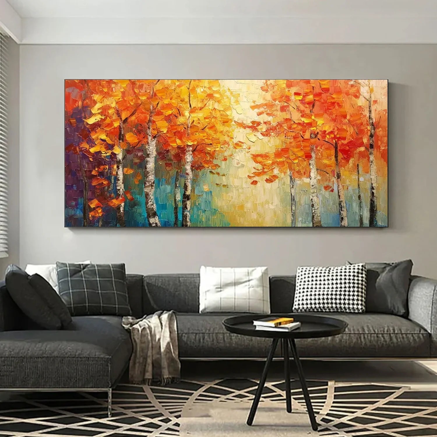 Flower & Tree Abstract Wall Art #ML188
