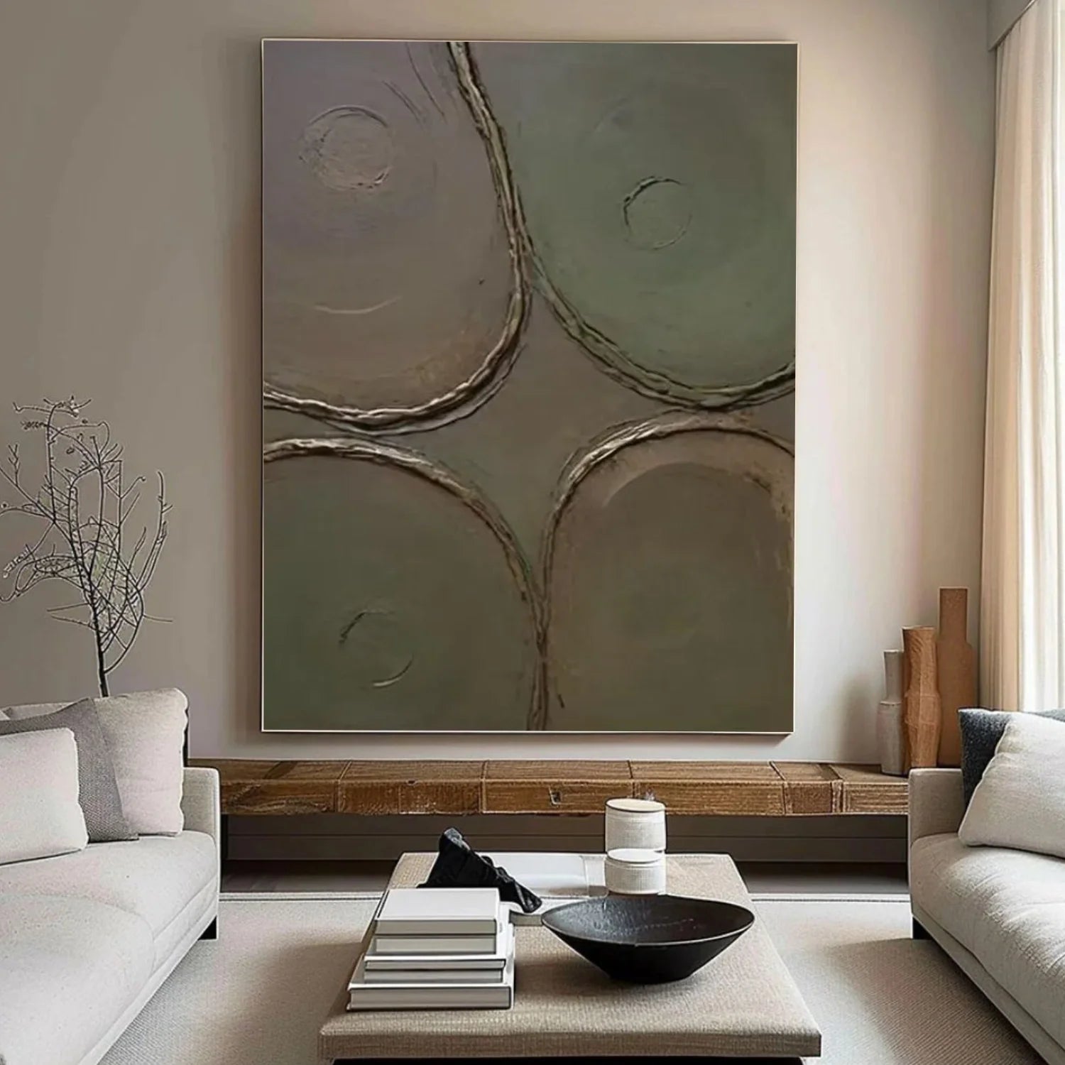 Minimalist Textured Canvas Art Set of 3 #MM309