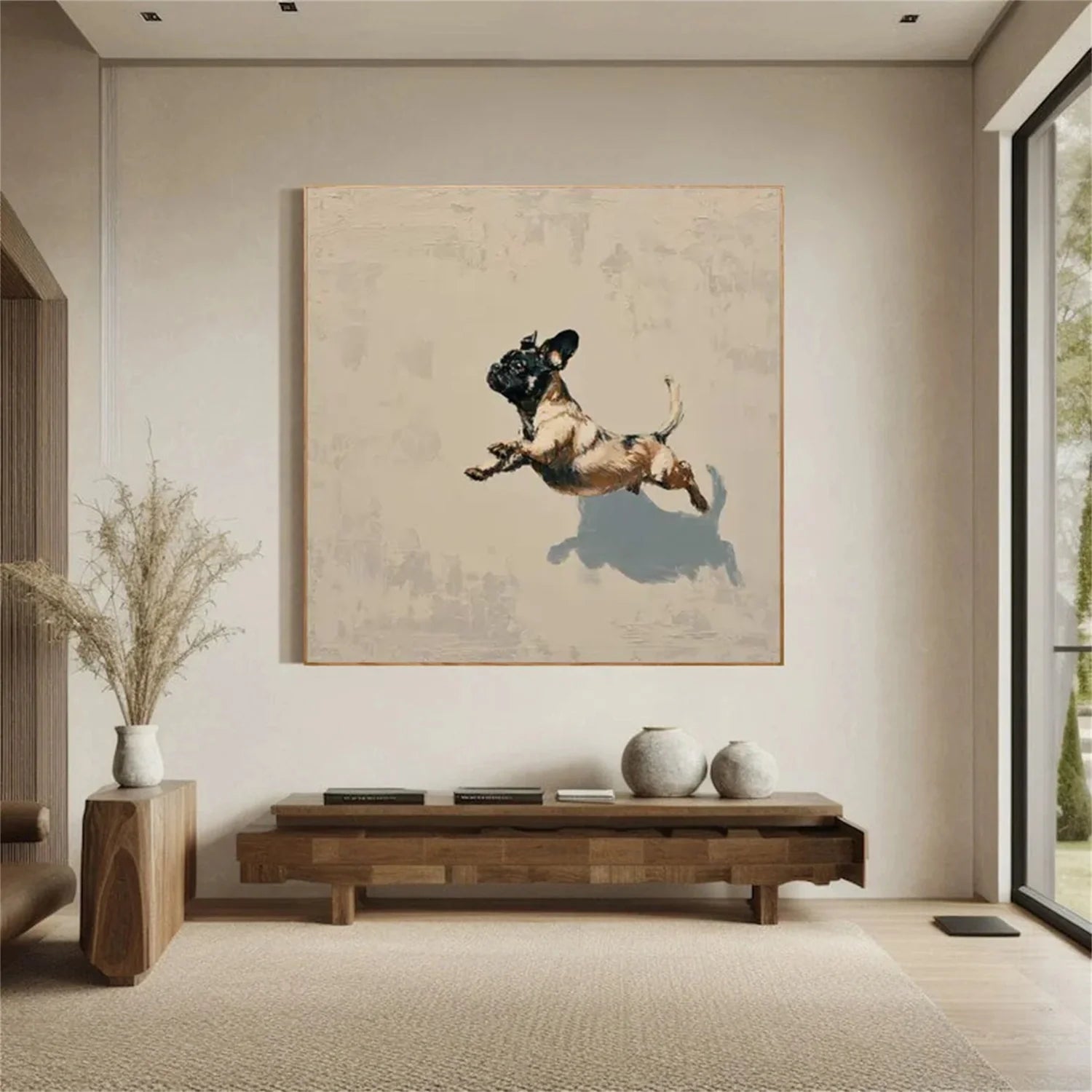 Abstract Animal Dog Wall Art #AL161