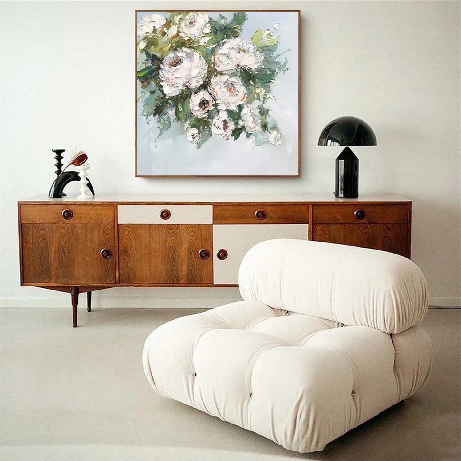 Flower & Tree Abstract Textured Wall Art #ML126