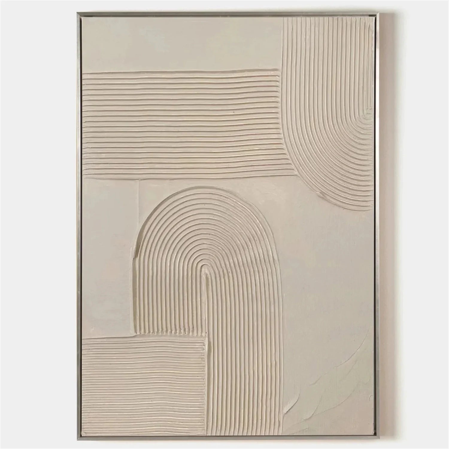 Minimalist Brown & Beige Art  #MB028