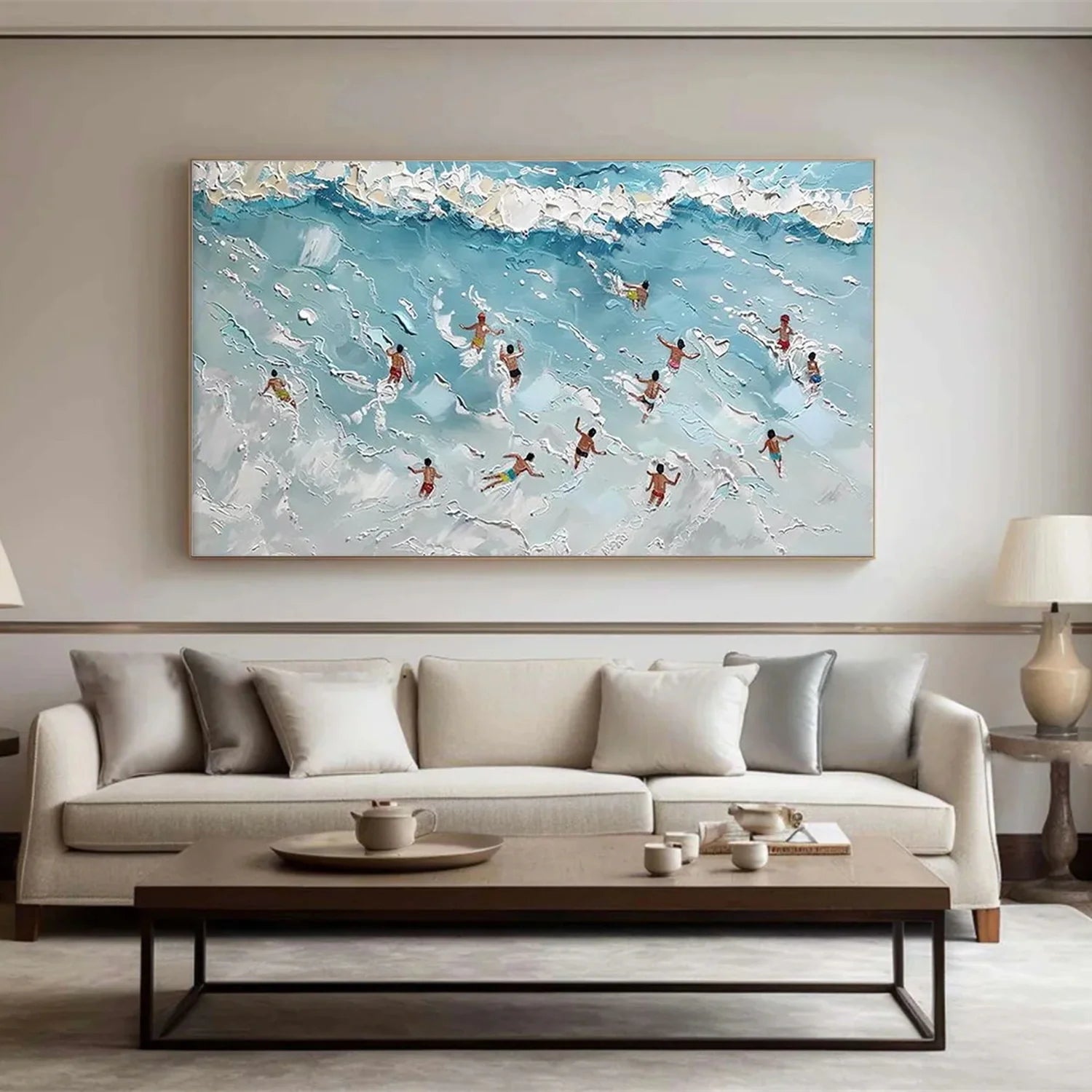 Swimming Sport Textured Wall Art #SA018