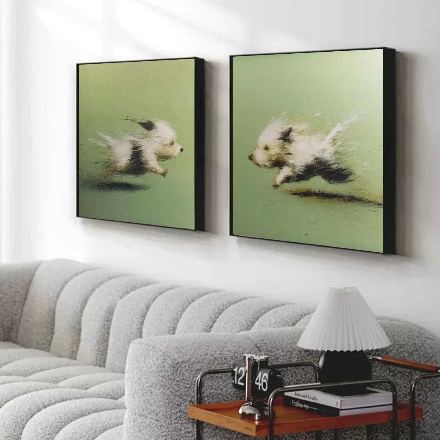 Abstract Animal Wall Art Set of 2 #AL204