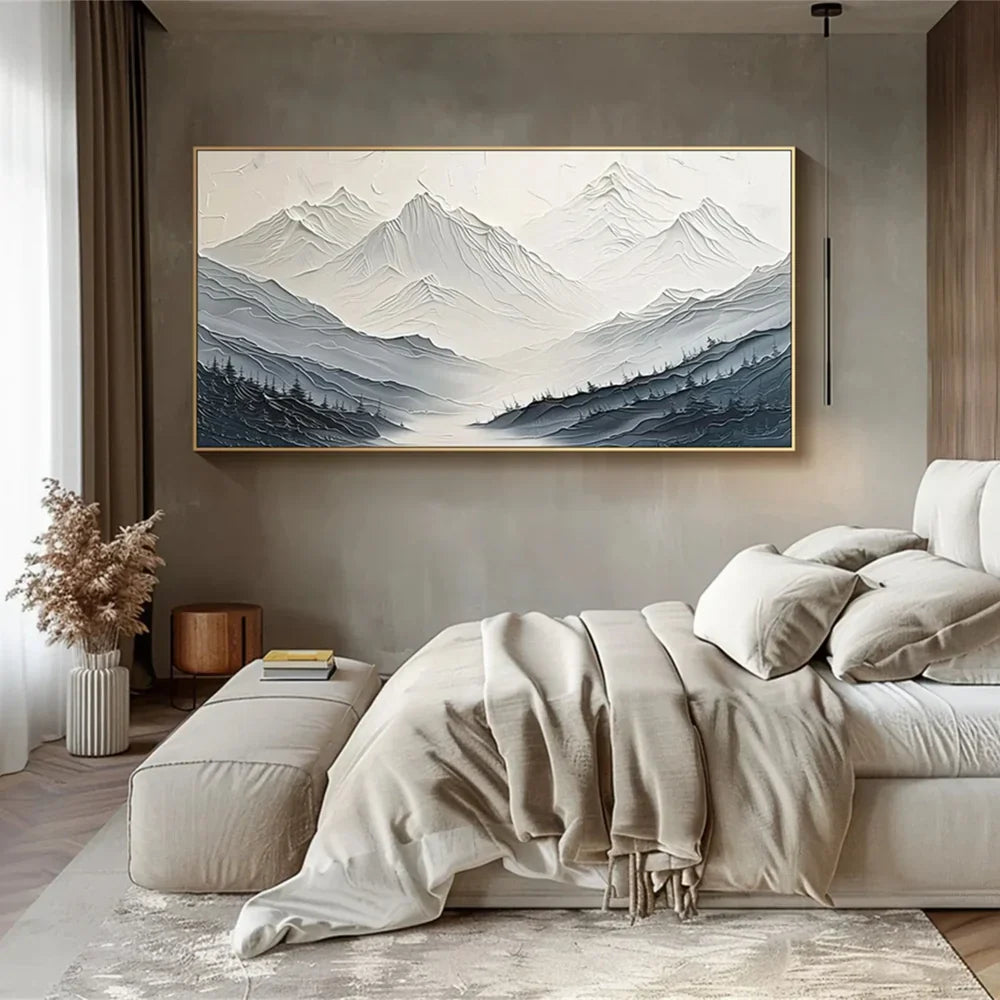 Minimalistic Mountain Textured Art #MM302