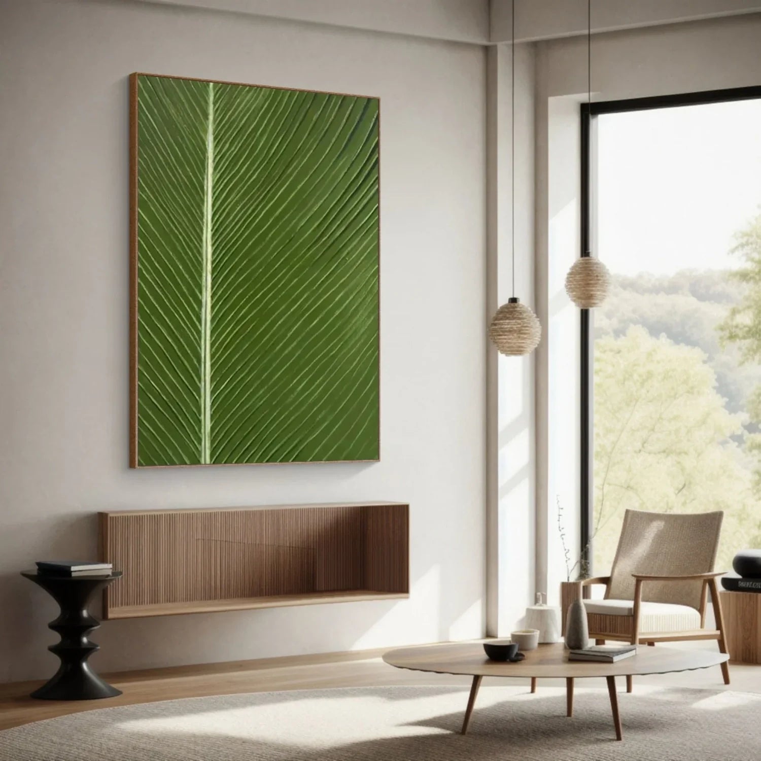 Green Minimalist Texture Art #GT045
