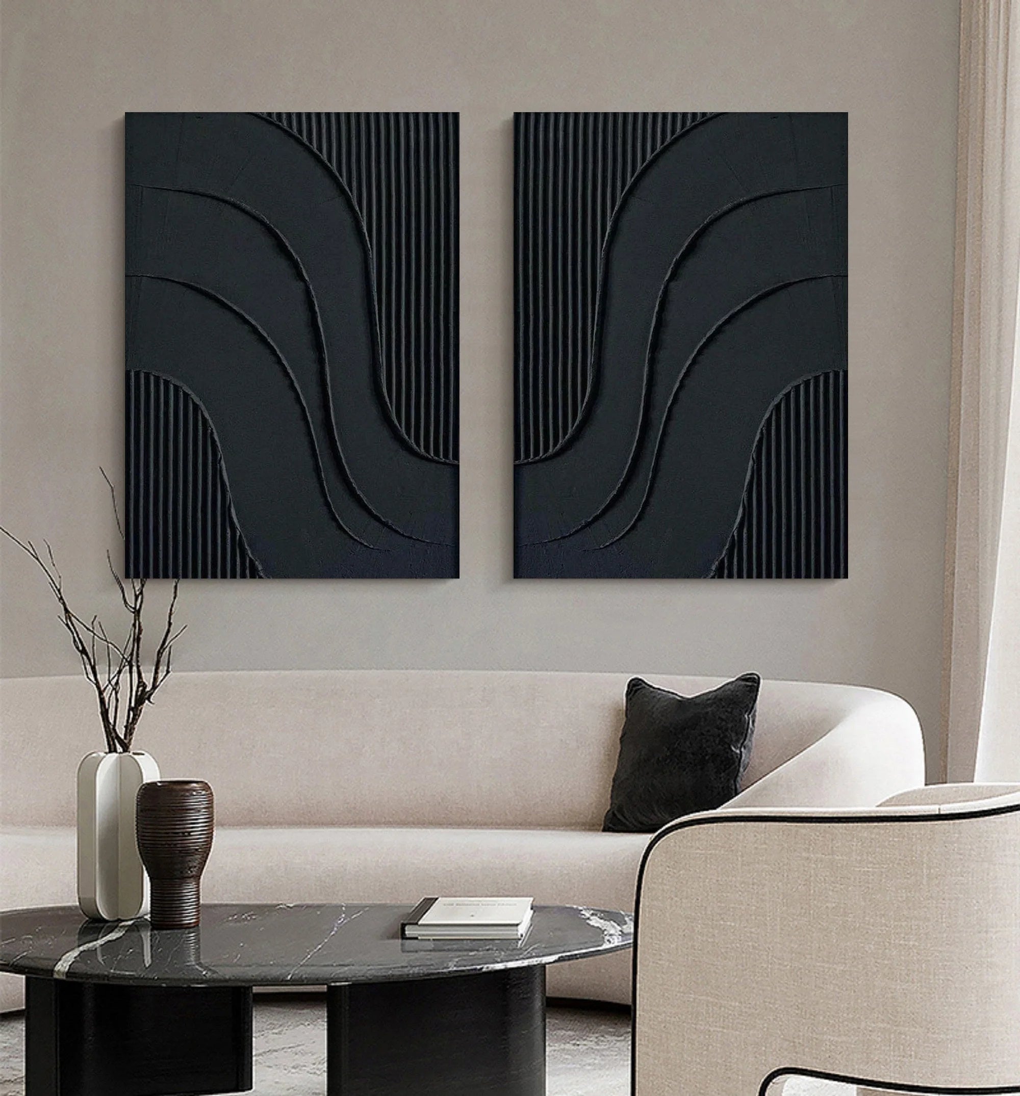 Minimalist Zen Set of 2 #MZ027