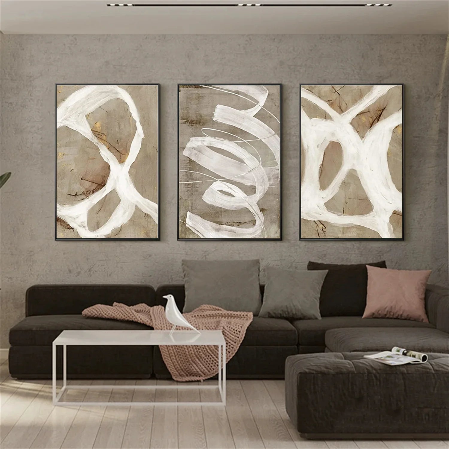 WABI SABI Abstract Tranquility Set of 3 #WS547