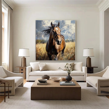 Abstract Animal Horse Wall Art #AL104