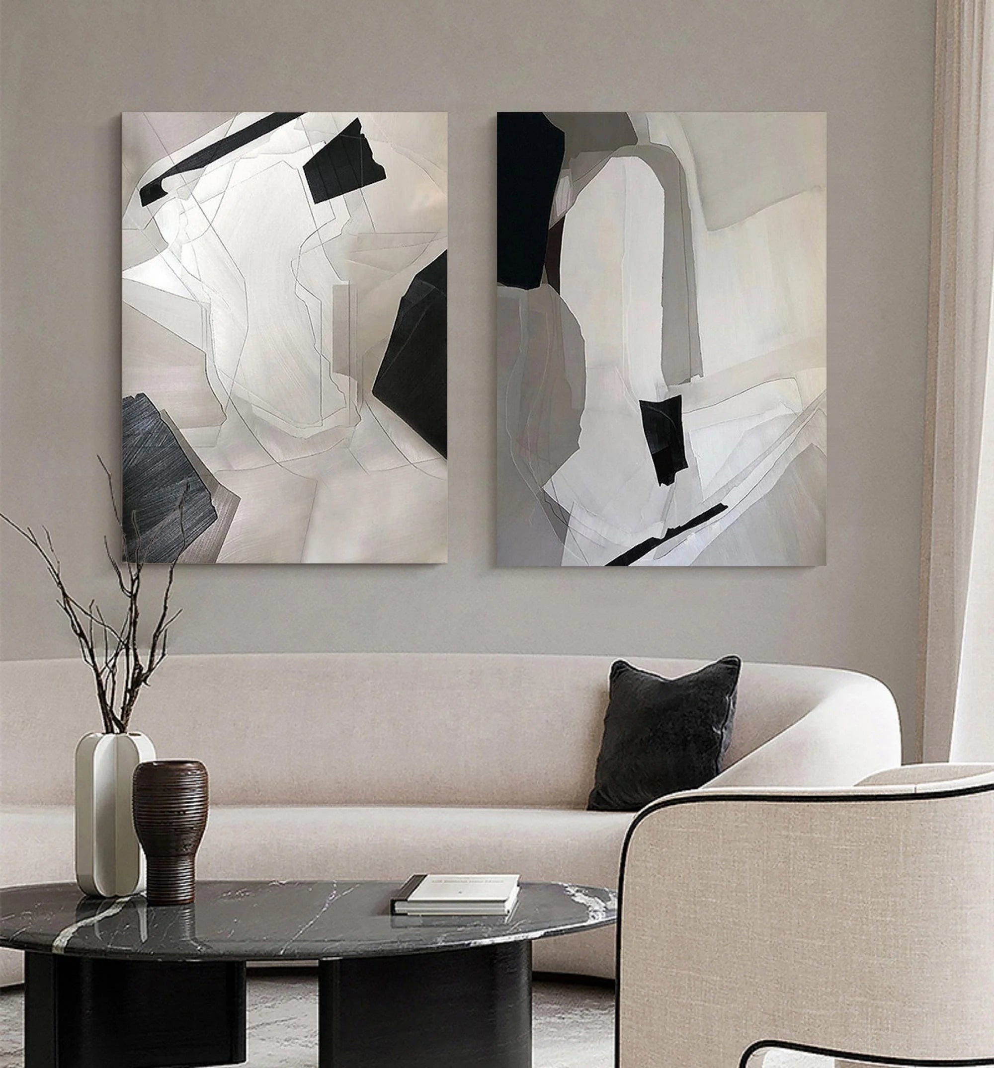 Abstract Tranquility Set of 2 #WS025