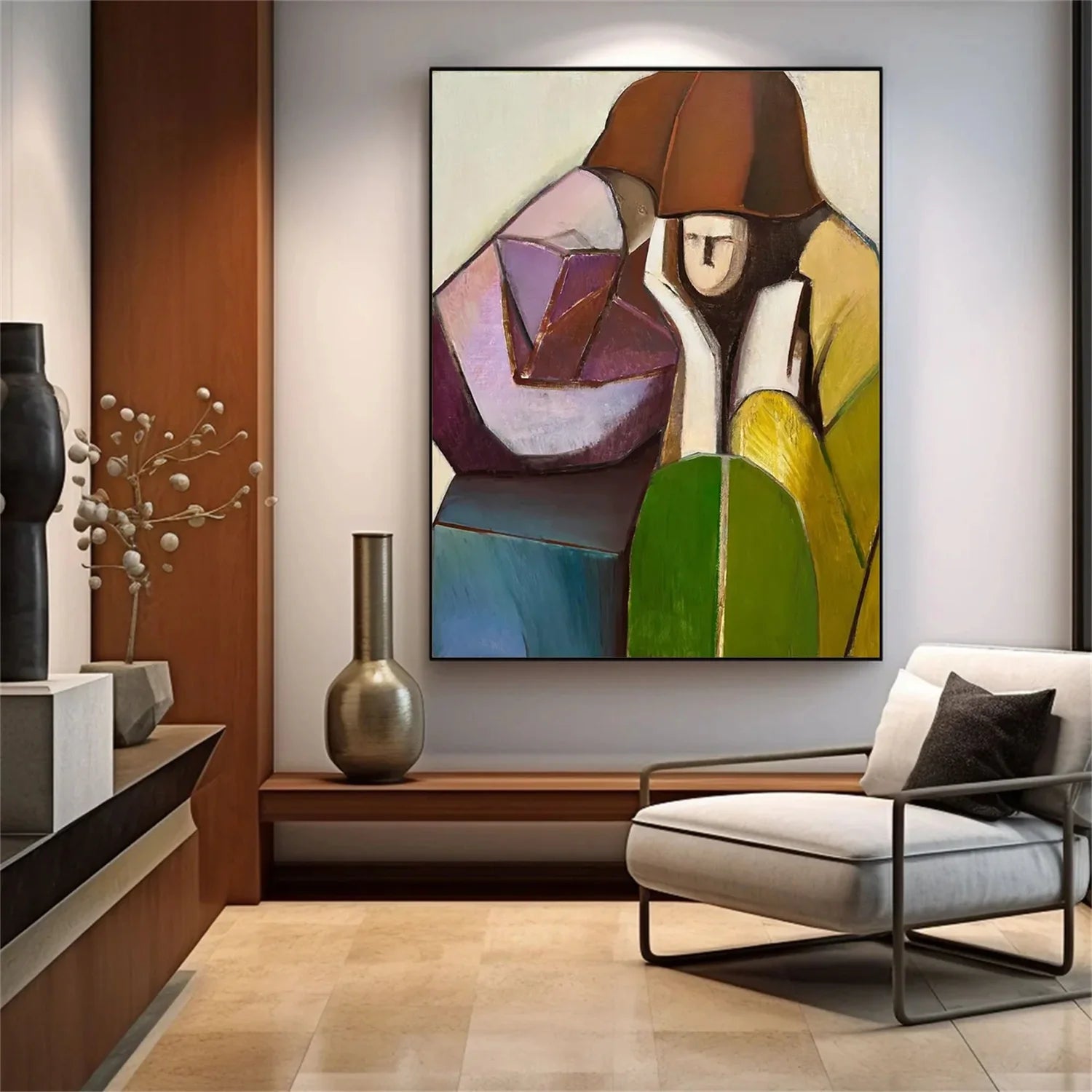 Abstract Portrait Wall Art #AP063