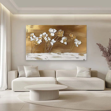 Flower & Tree Abstract Textured Wall Art #ML047