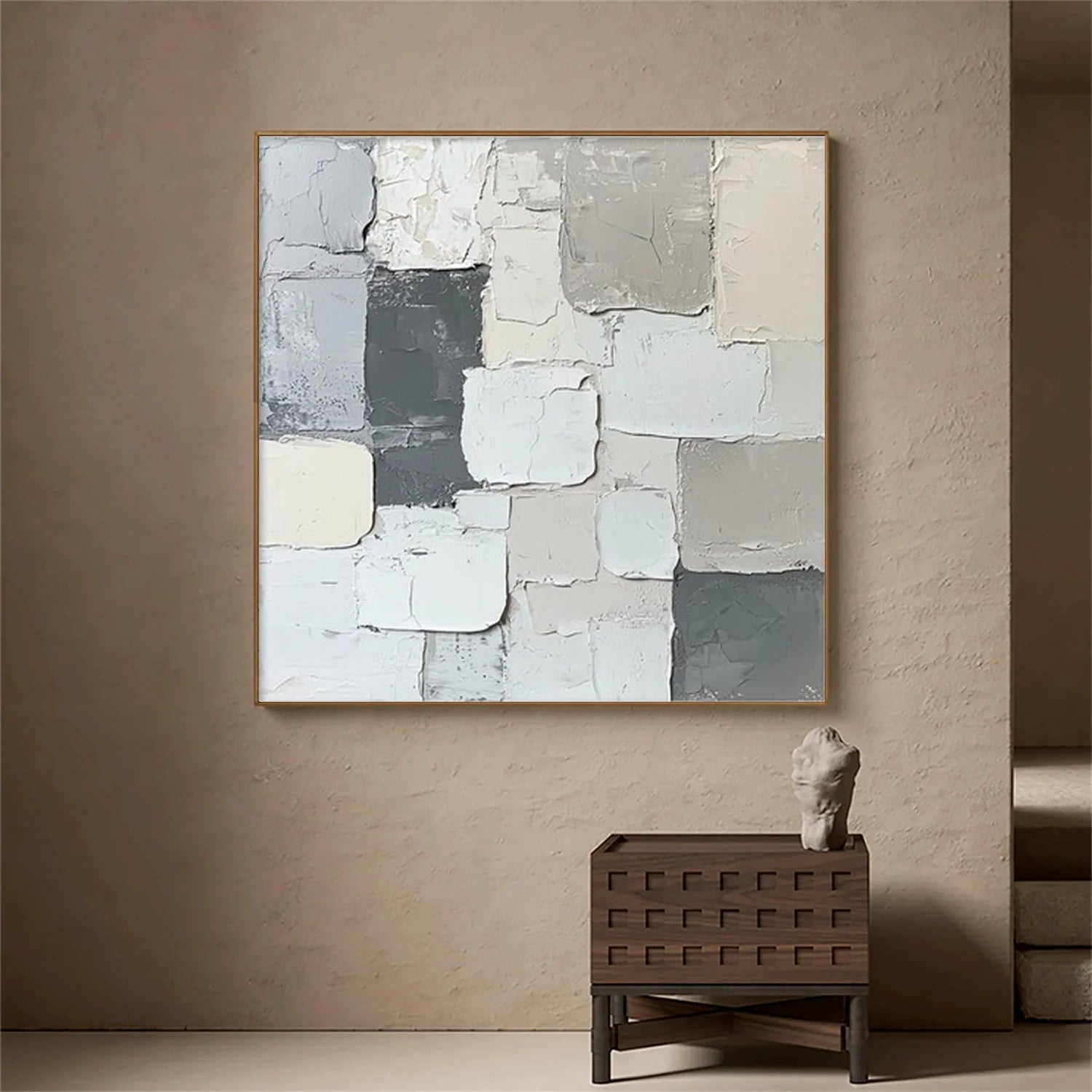 Minimalist Textured Canvas Art #MM337