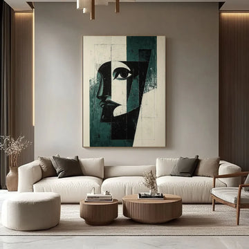 Abstract Portrait Wall Art #AP097