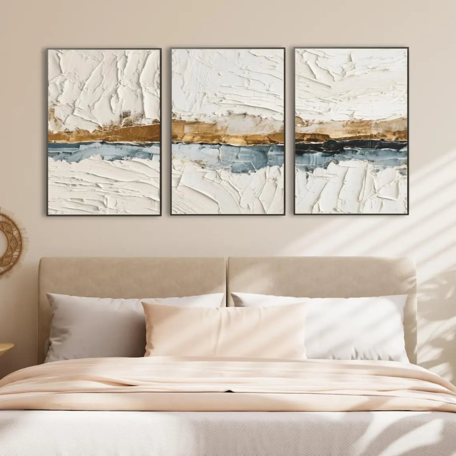 Minimalist Textured Canvas Art Set of 3 #MM304