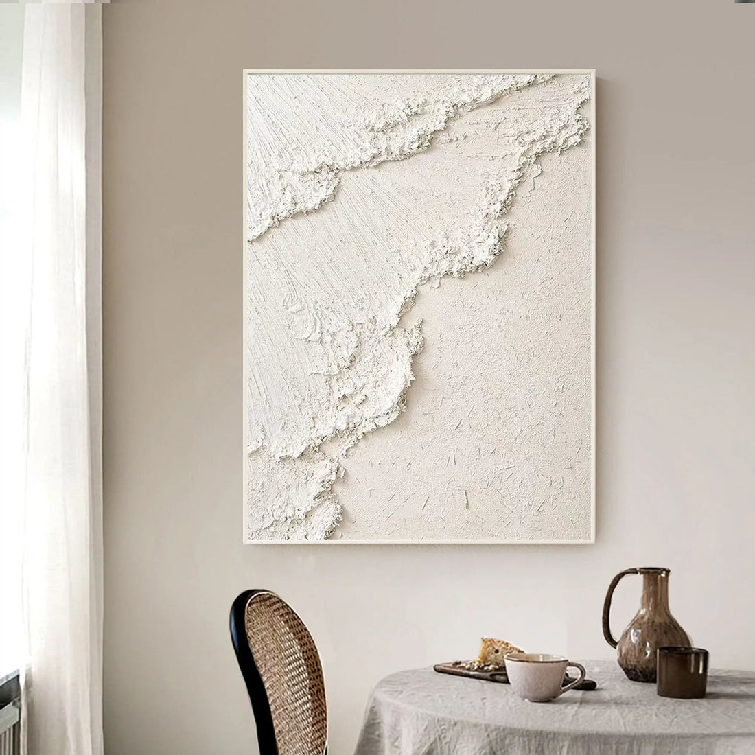 3D Spindrift Texture Painting on Canvas Original Large Size Wall Art for Room Decor #MM070