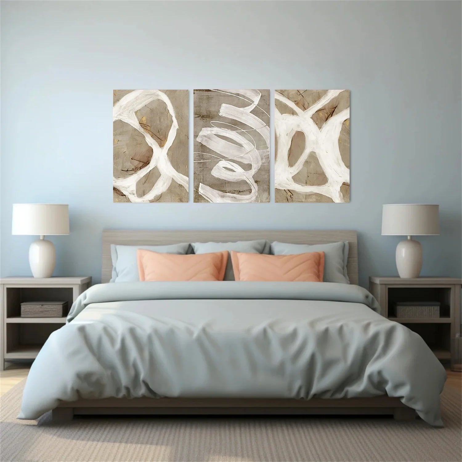 WABI SABI Abstract Tranquility Set of 3 #WS547