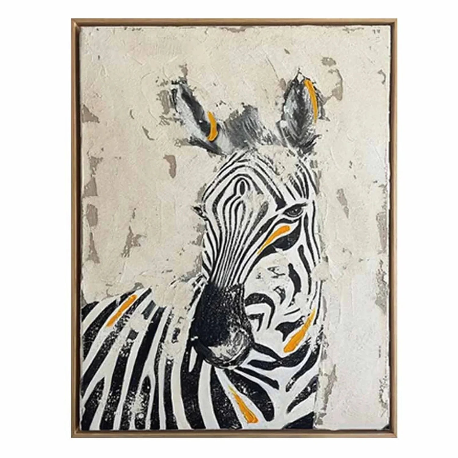 Black and White Horse Abstract Animal Wall Art #AL071