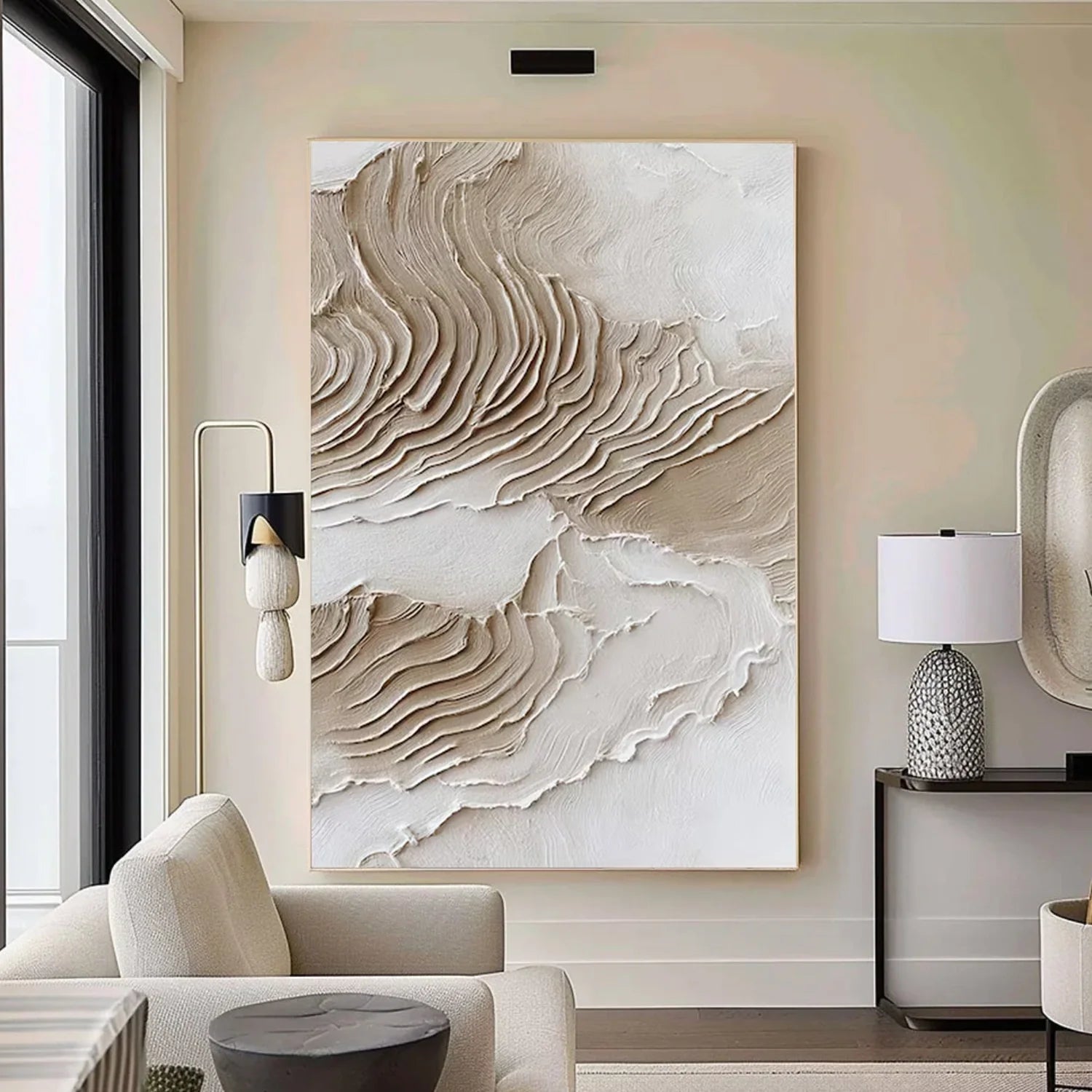 Minimalist Textured Canvas Art #MM295