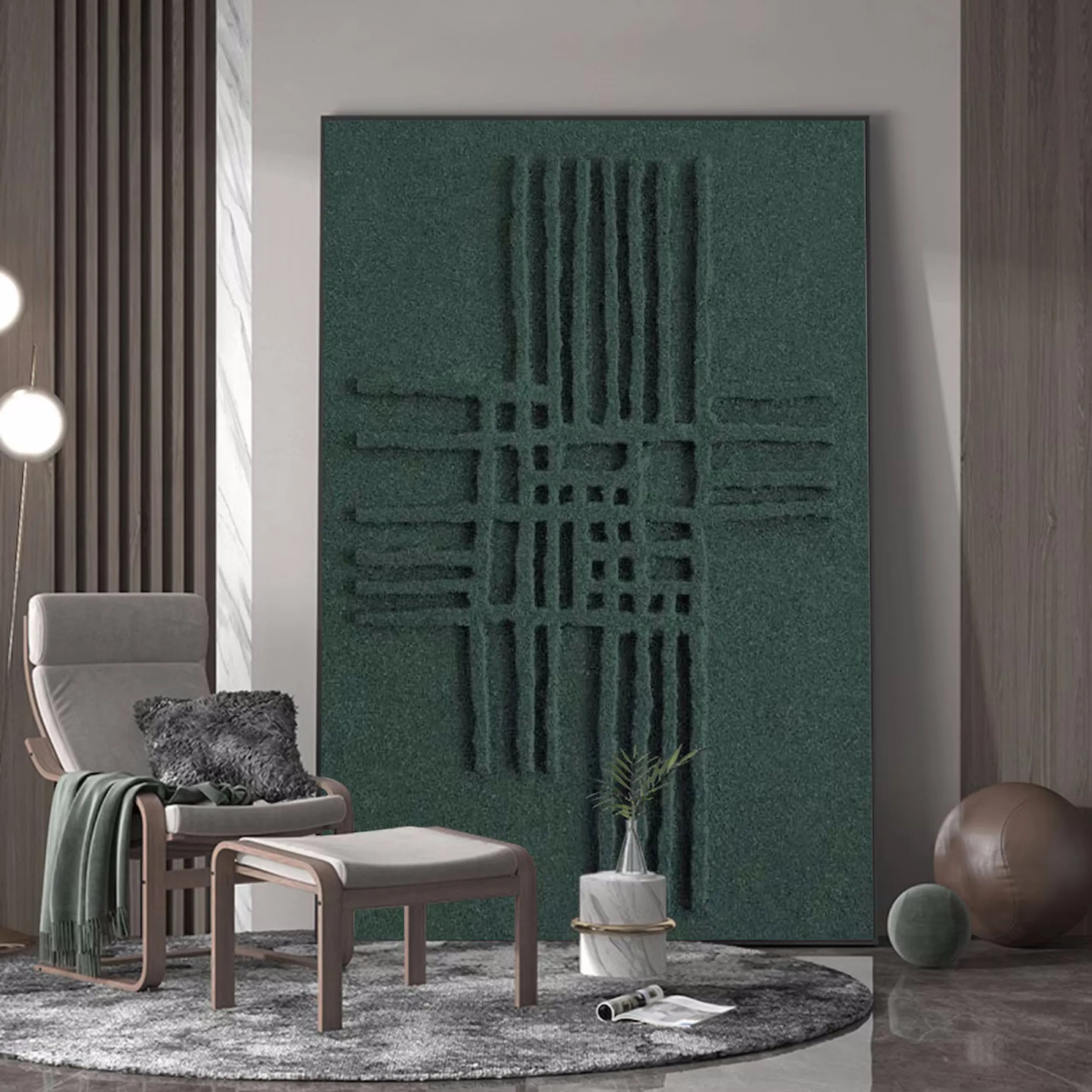 Green Texture Art #GT024