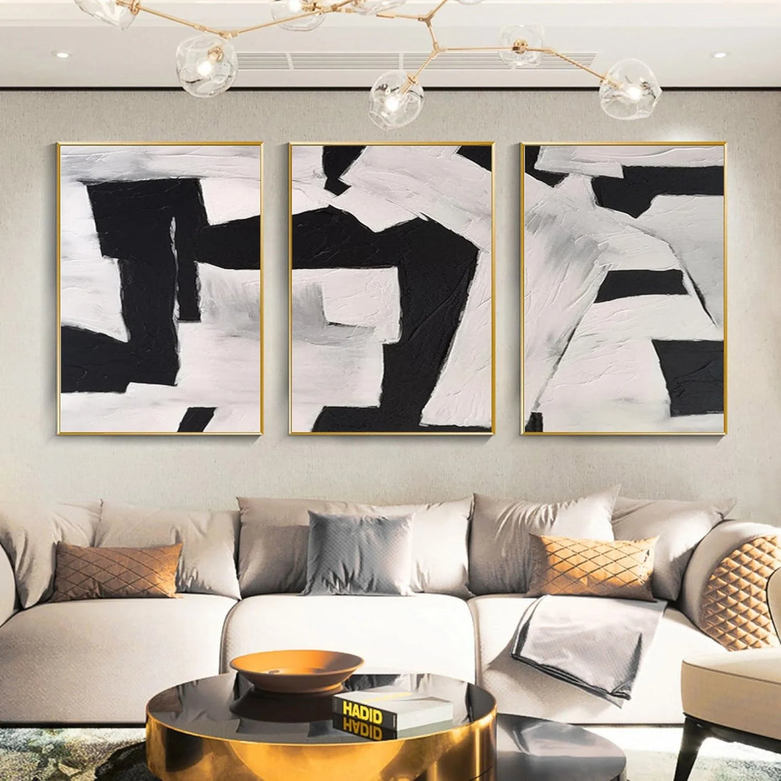 WABI SABI Abstract Tranquility Set of 3 #WS548