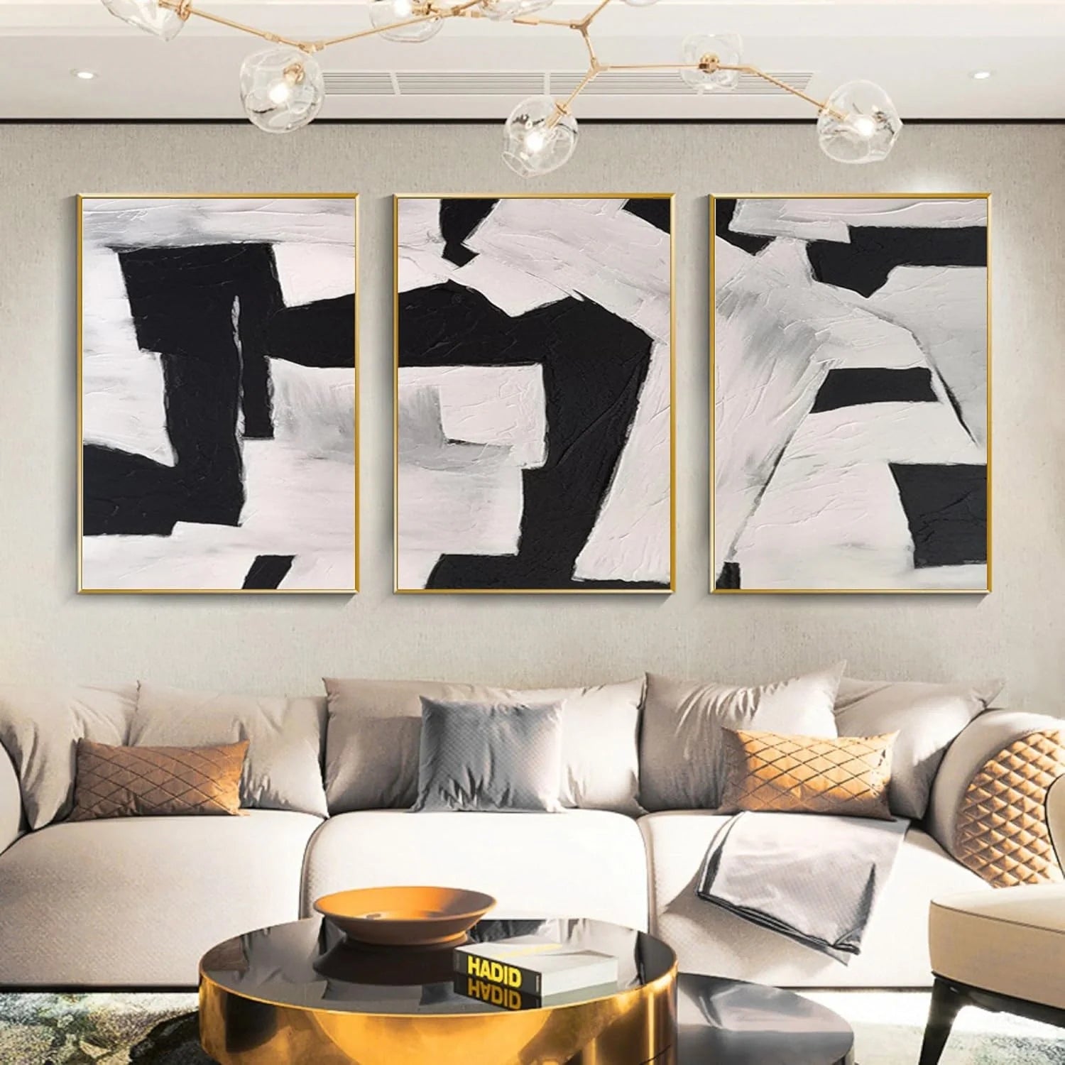 WABI SABI Abstract Tranquility Set of 3 #WS548