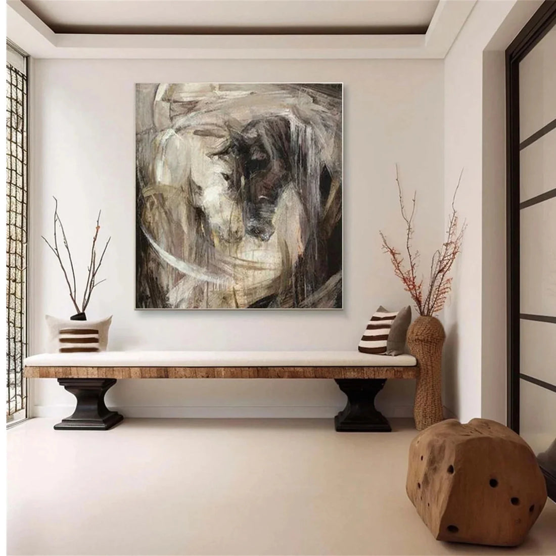 Abstract Horse Wall Art #AL157